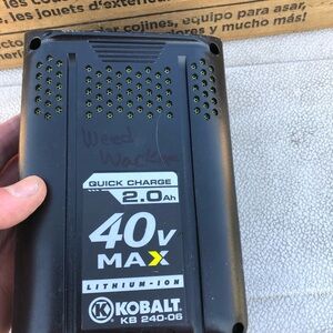 40V Max Lithium-Ion Battery - Black